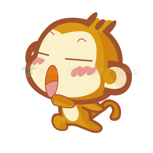 Monkey Iron-on Stickers (Heat Transfers)NO.8674